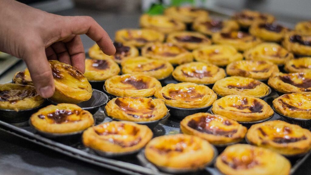 Pastel de nata au portugal