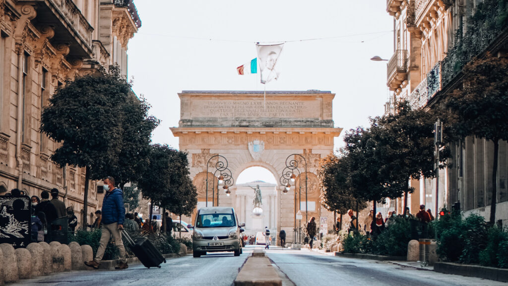 arc de triomphe de Montpellier