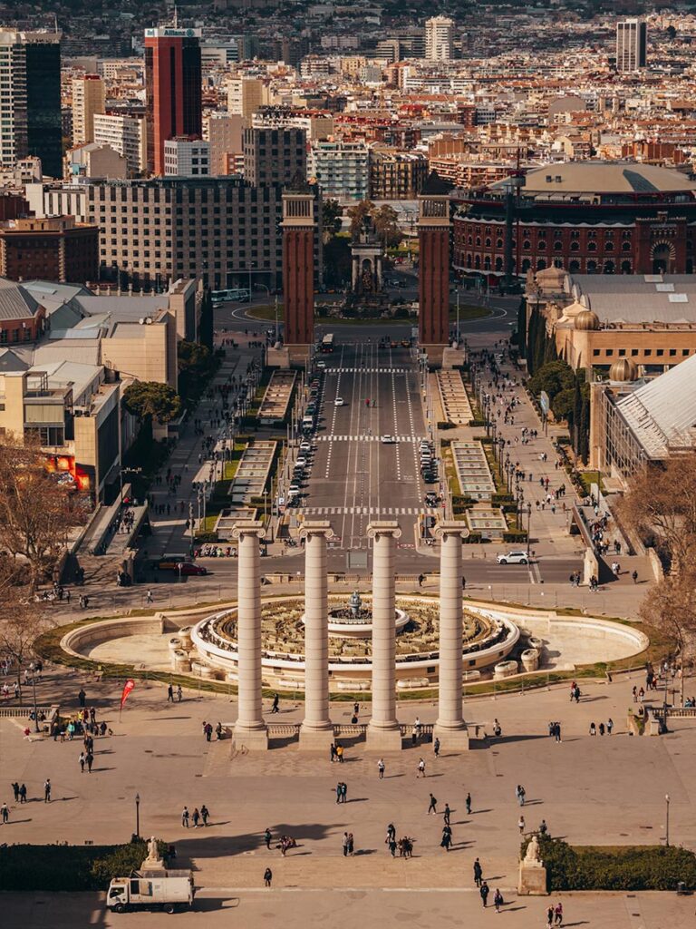 plaça de espagne - Montjuic