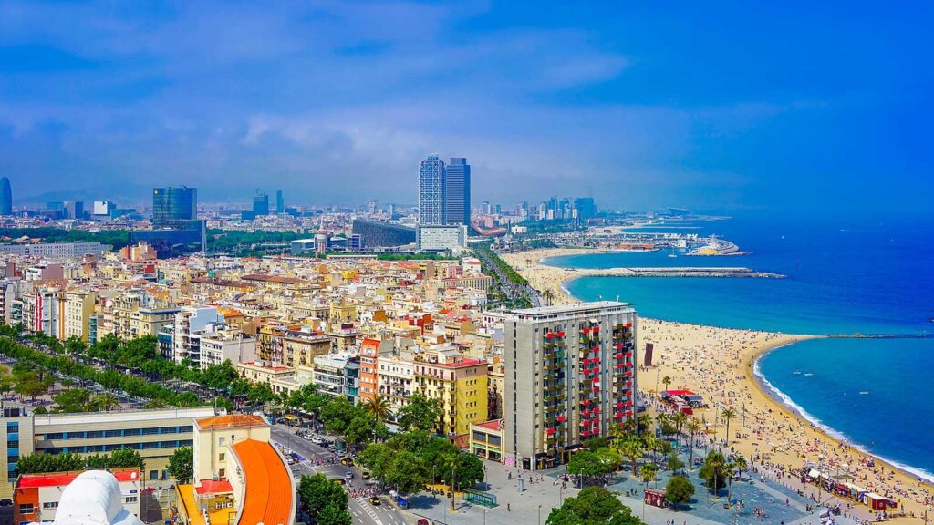 Les plages de Barcelone