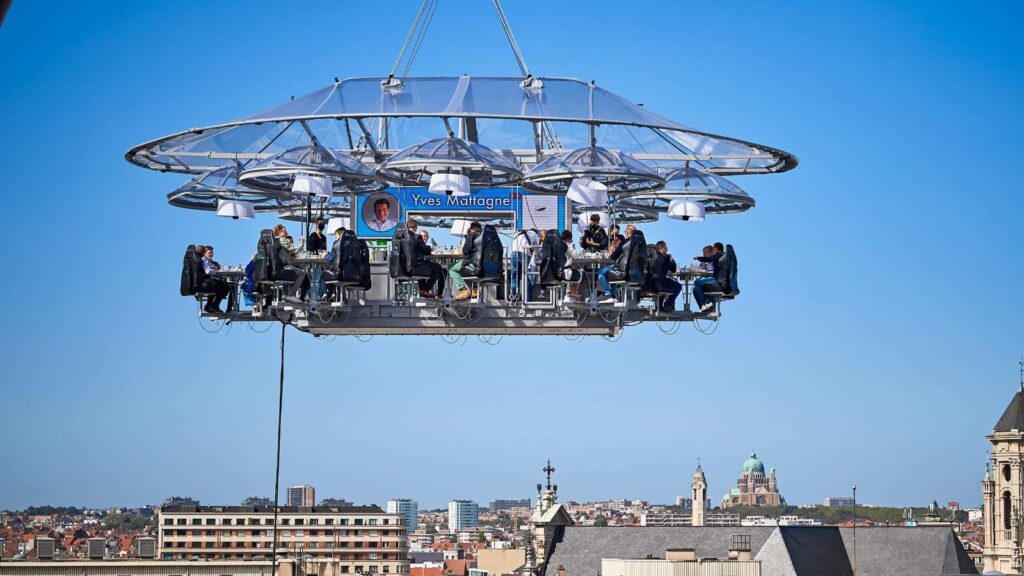 restaurant en plein air à bruxelles