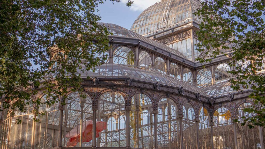 Palais de cristal à Madrid