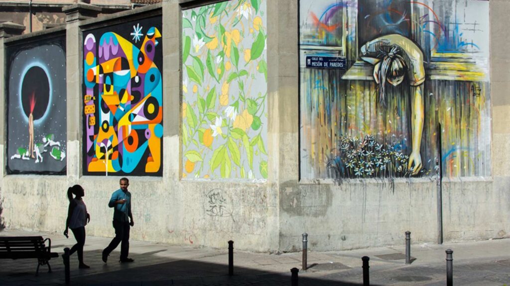 l'art de rue à Madrid