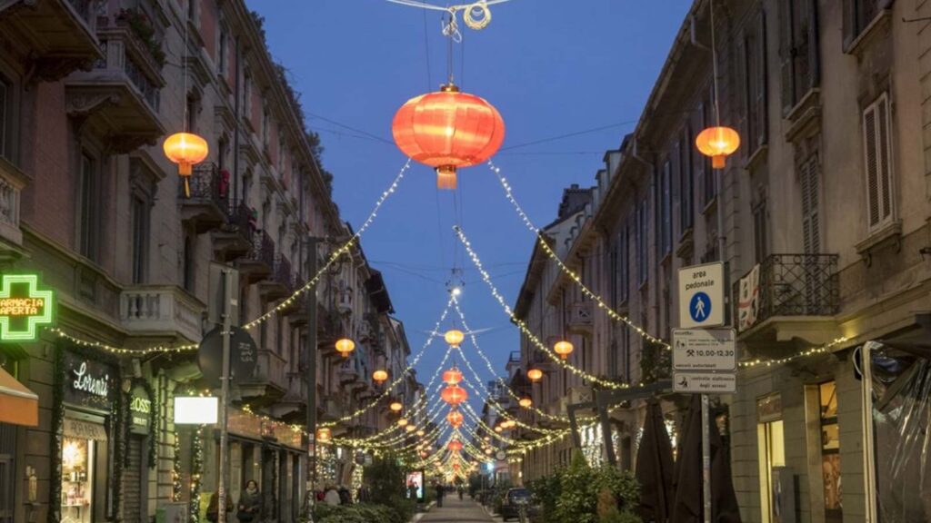 Quartier chinois de Milan