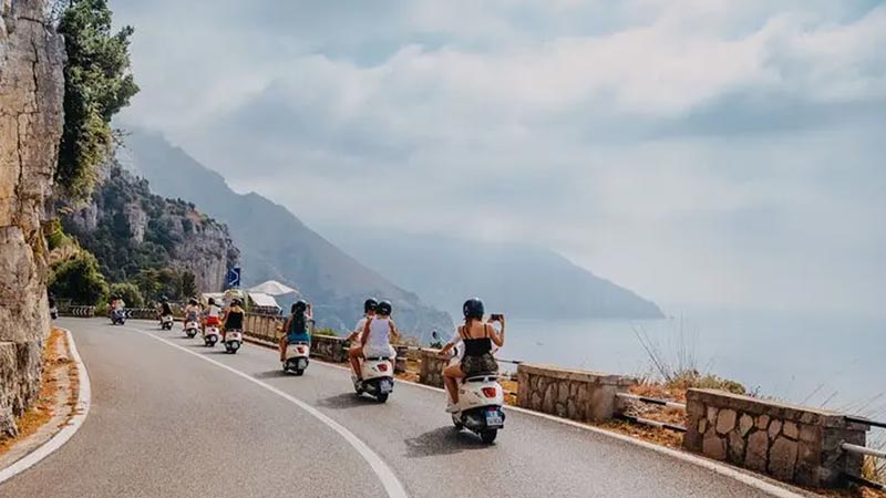 Tour en vespa à Positano