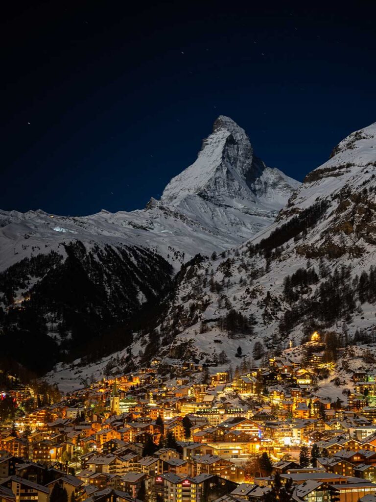 Materhorn la nuit