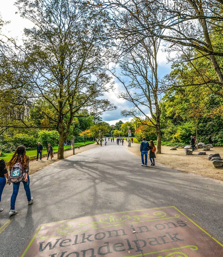 Se balader au parc Vondel Amsterdam